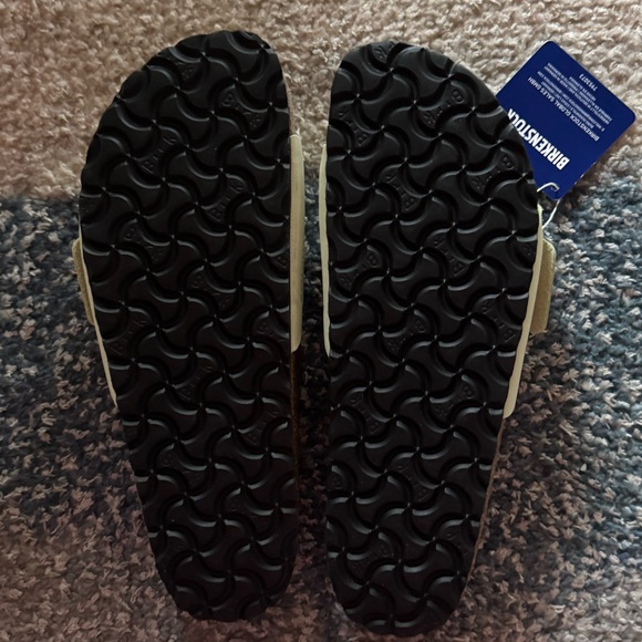 NEW Birkenstock Madrid Bog Buckle Slide Sandal in Green Fade Lime - Picture 4 of 4